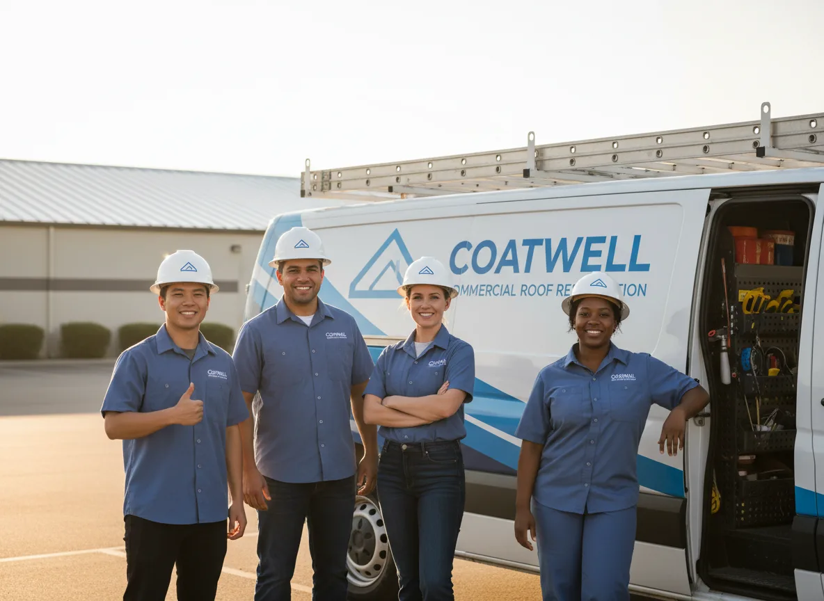 Commercial roof coating company in Haileyville, OK